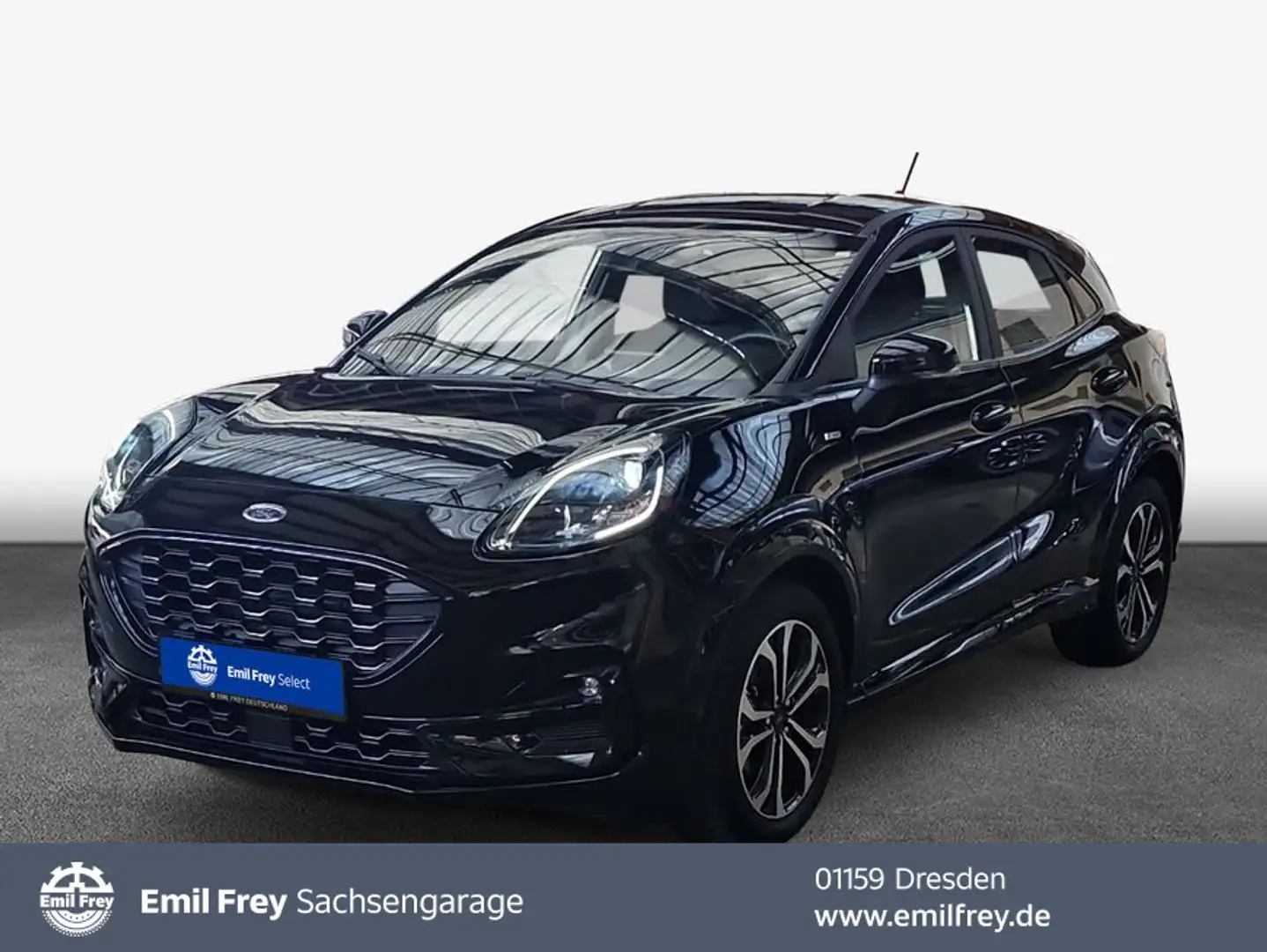Ford Puma 1.0 EcoBoost Hybrid Aut. ST-LINE Schwarz - 1