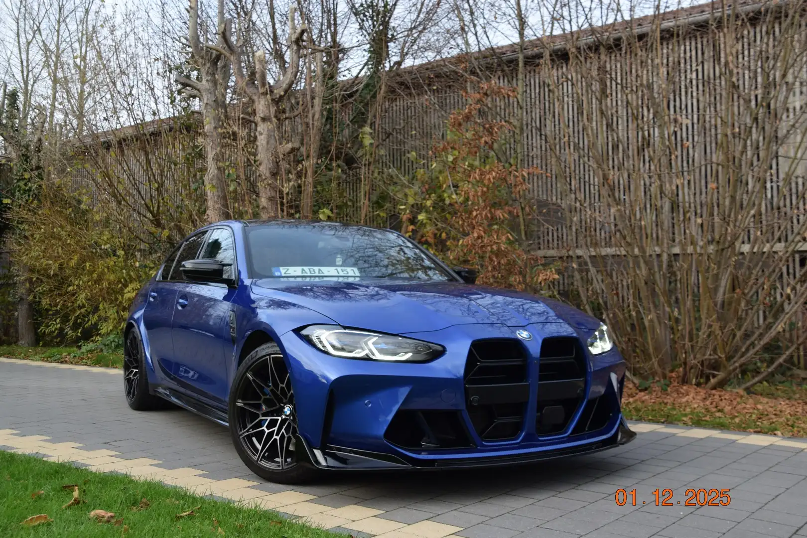 BMW M3 Competition Bleu - 1