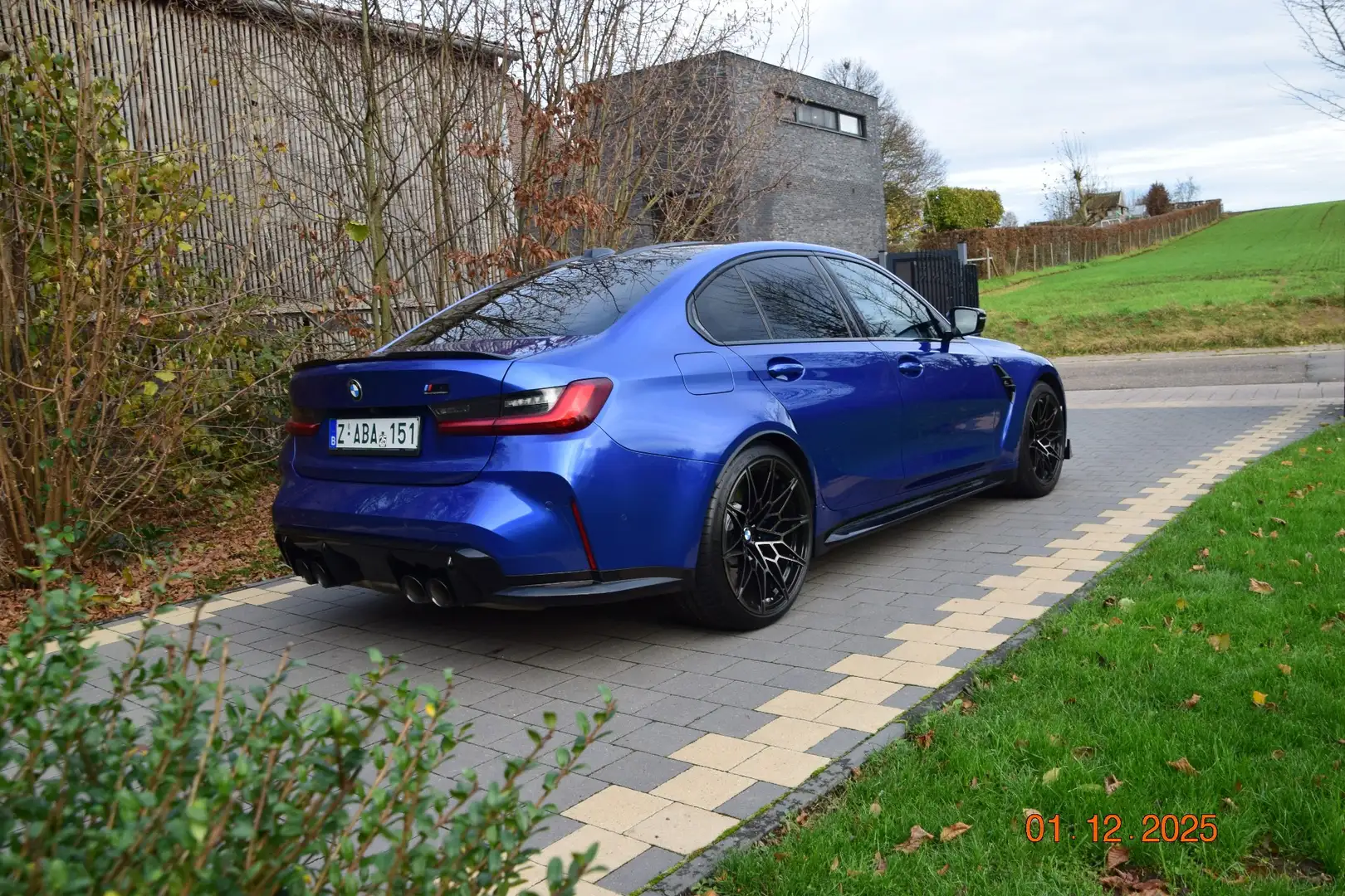 BMW M3 Competition Bleu - 2