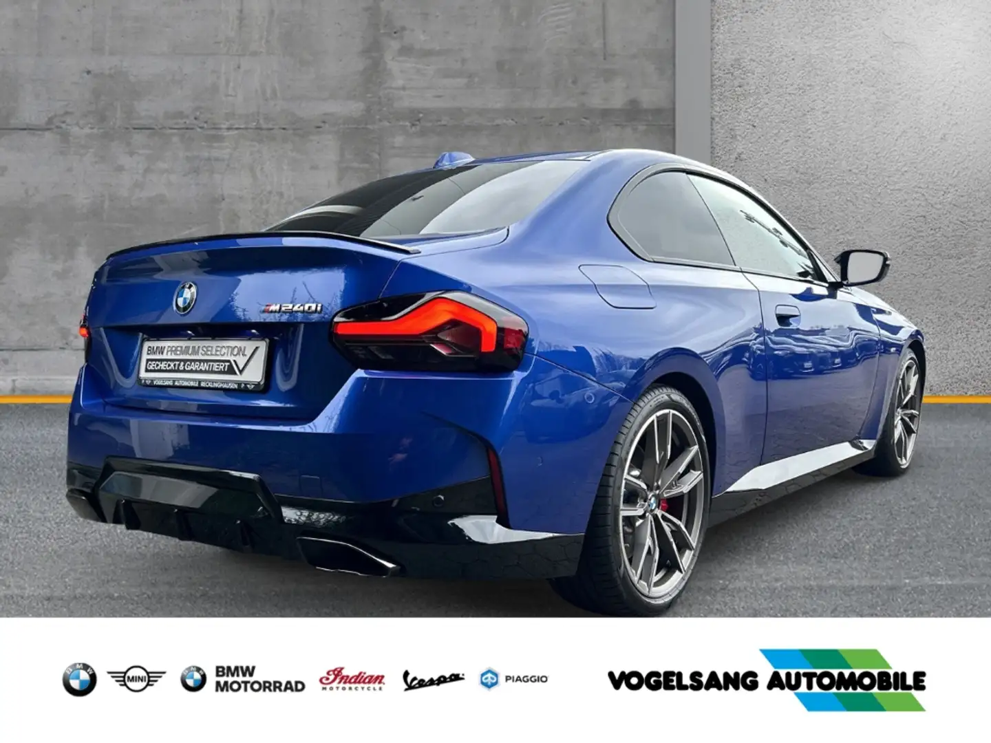BMW 240 Coupe M Sport Pro adaptives Fahrwerk Park-Assisten Bleu - 2