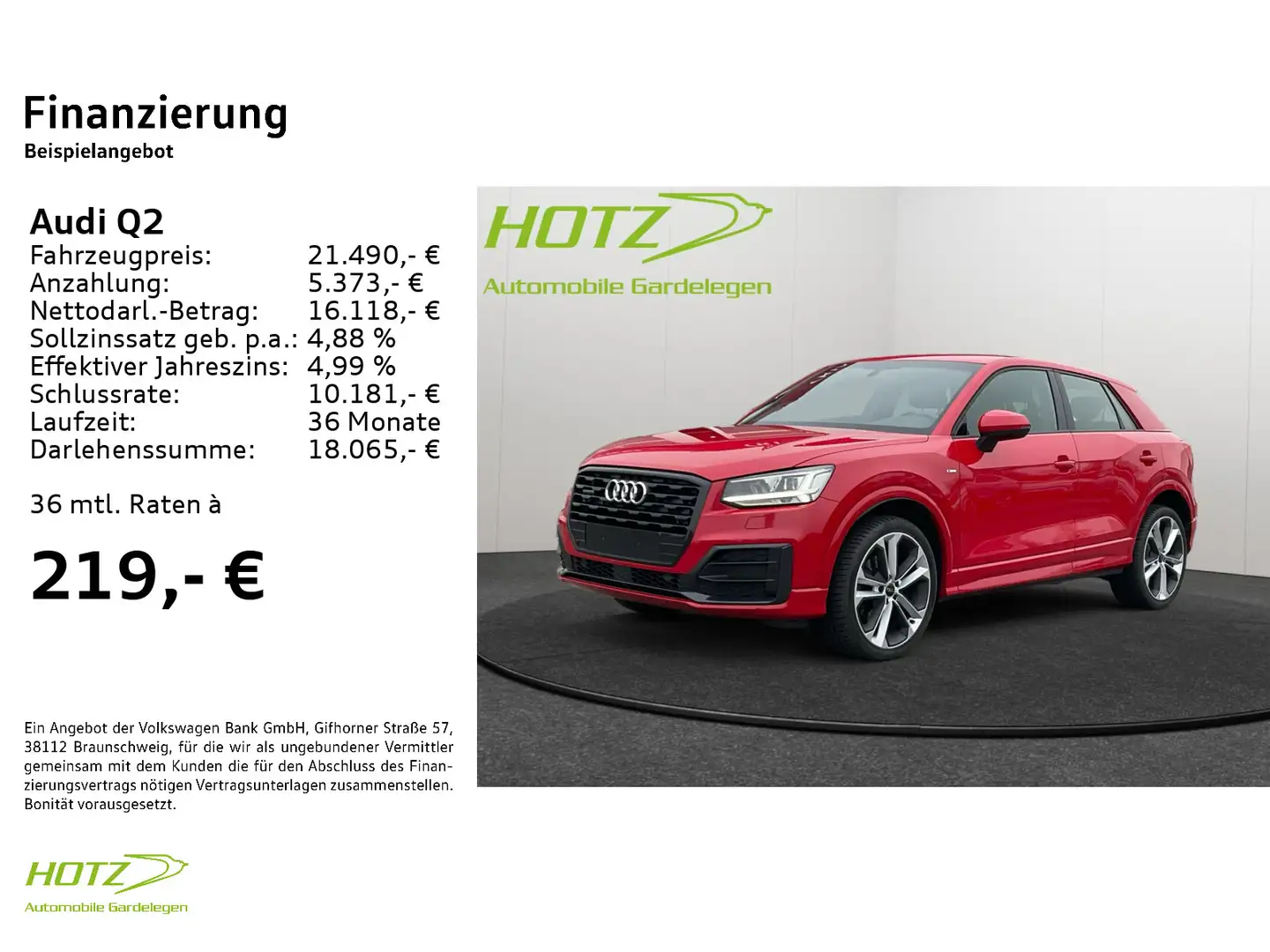 Audi Q2 2.0 TFSI quattro s-tronic S-Line B&O/LED/Navi Червоний - 2
