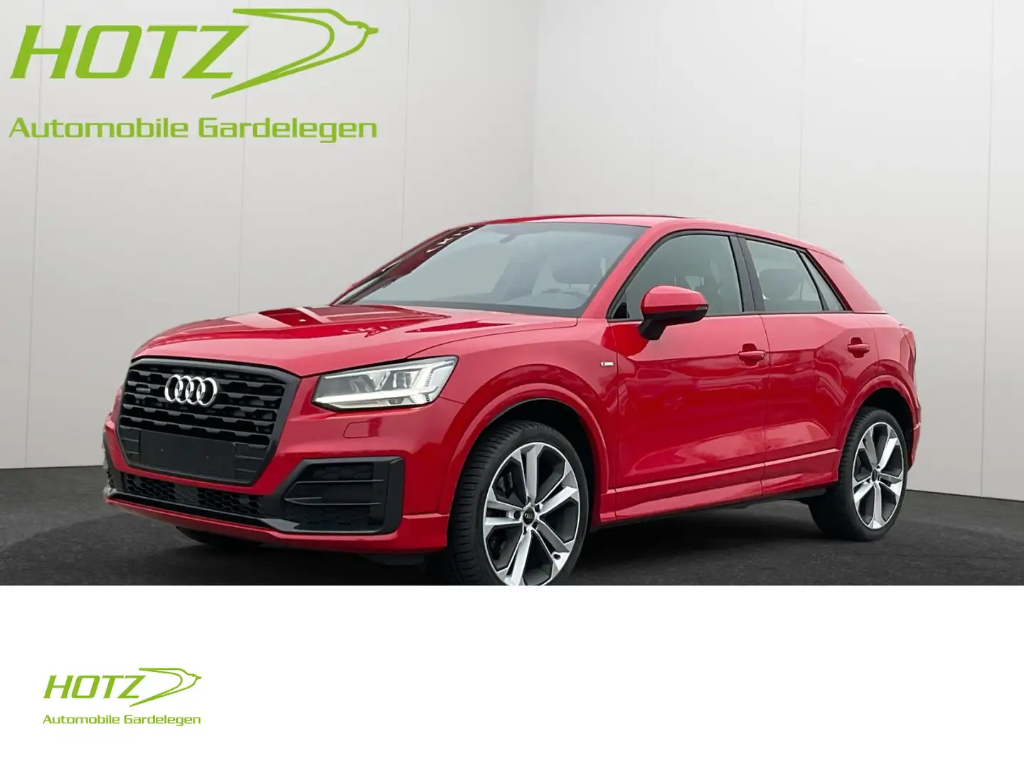 Audi Q2 2.0 TFSI quattro s-tronic S-Line B&O/LED/Navi Červená - 1