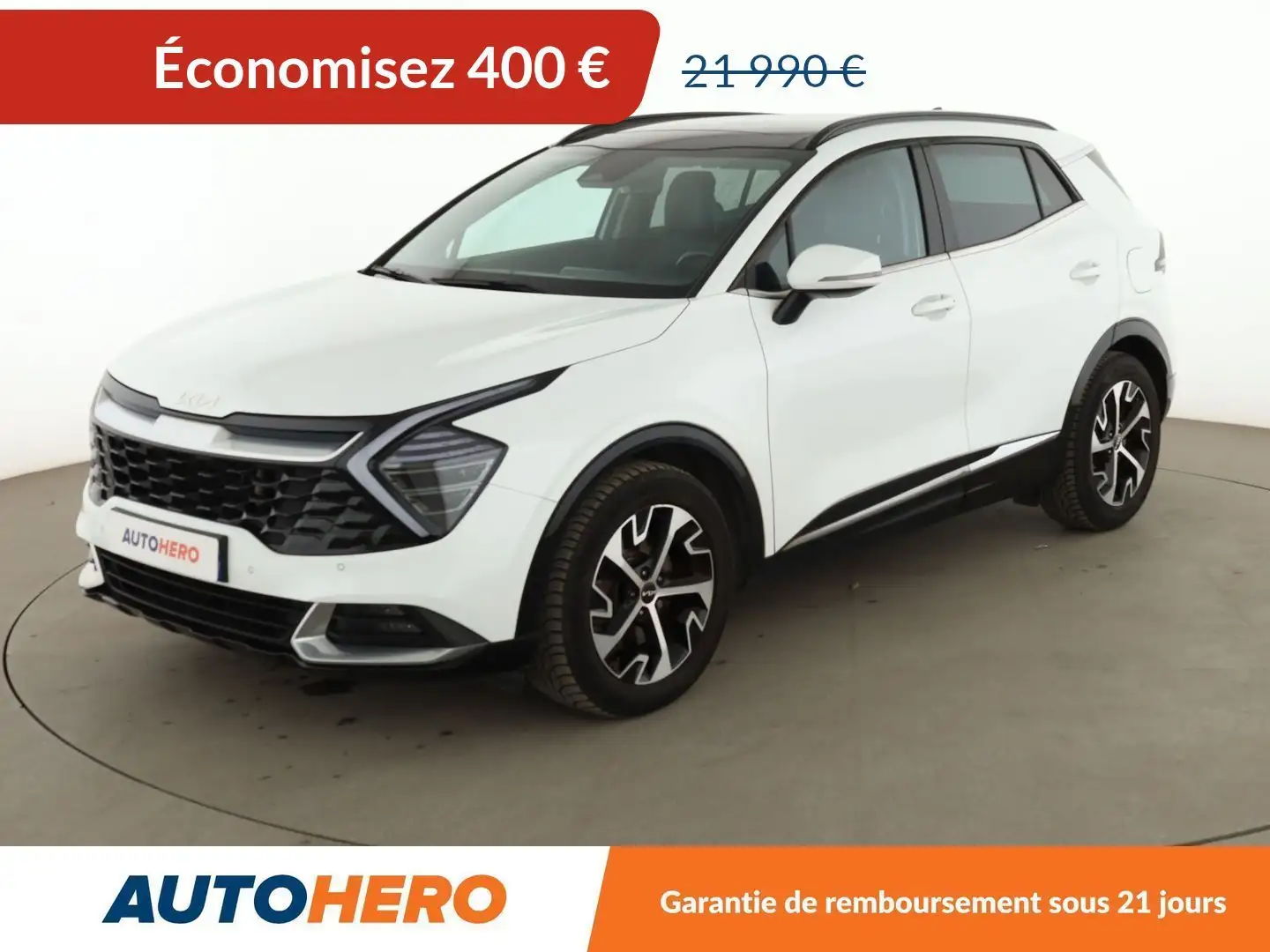 Kia Sportage 1.6 T-GDi MHEV Design 4x2 BVM6 Blanc - 1