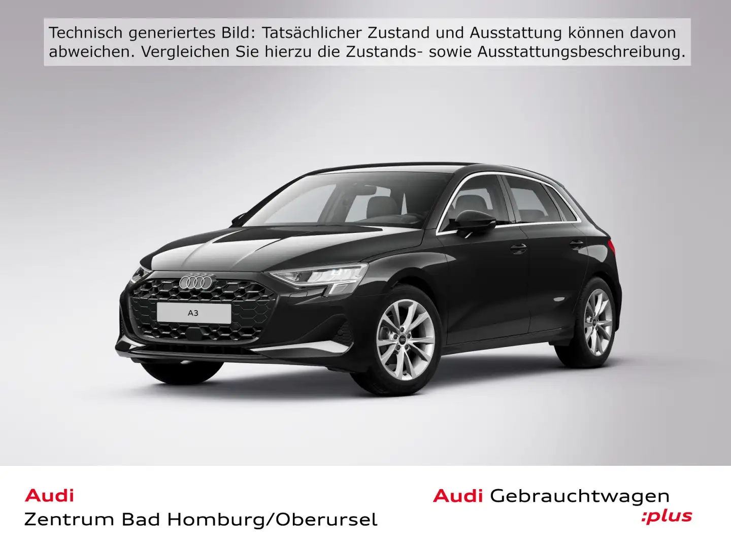 Audi A3 35 TDI advanced*Navi*LED*Alu*PDC*Vi Schwarz - 1