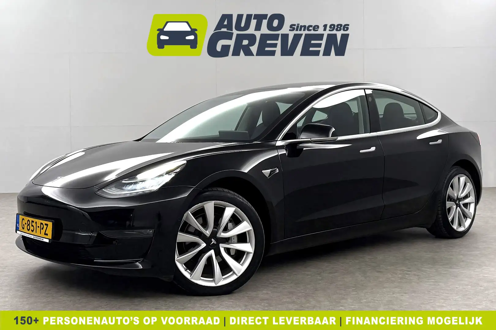Tesla Model 3 Long Range AWD 75 kWh 360Camera 351PK Autopilot Pa Zwart - 1