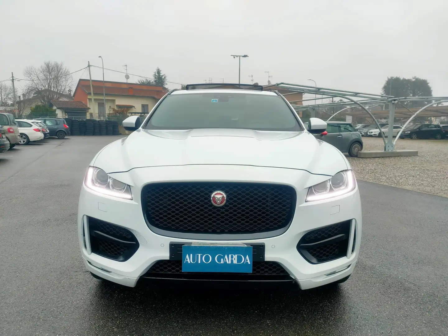 Jaguar F-Pace 2018 2.0d i4 R-Sport awd 180cv TETTO PANORAMICO Blanc - 2