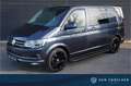 Volkswagen T6 Transporter 150PK Automaat L1 Dubbele Cabine Hulpluchtvering A Bleu - thumbnail 1