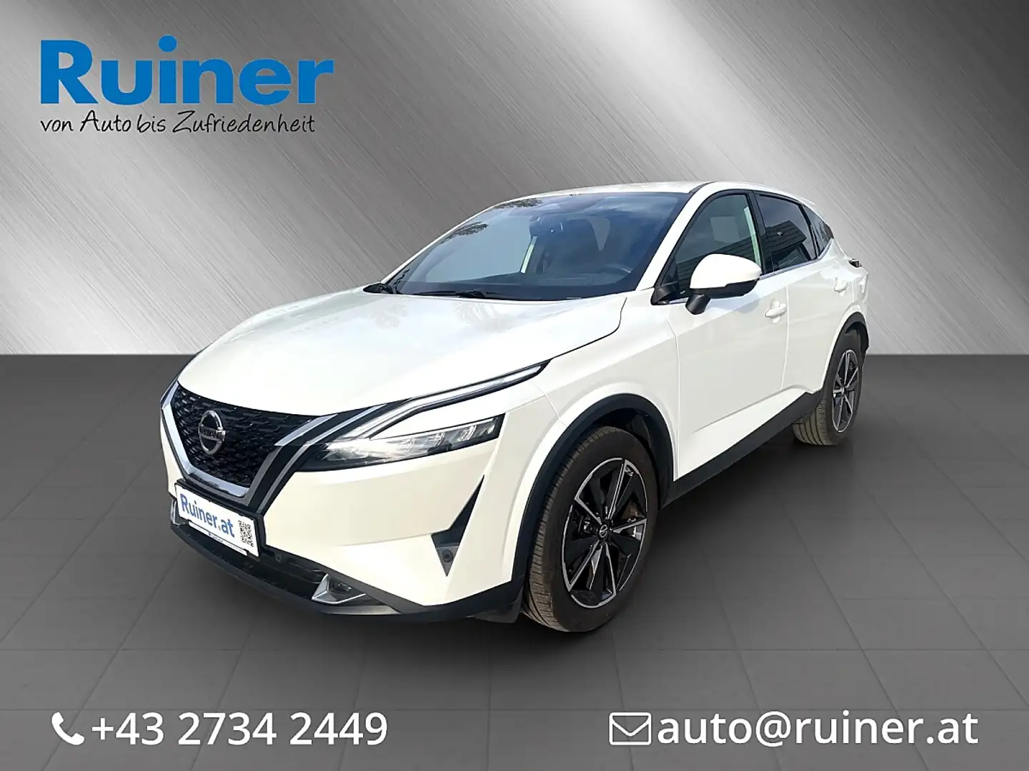 Nissan Qashqai 1,3 DIG-T MHEV Tekna Weiß - 1