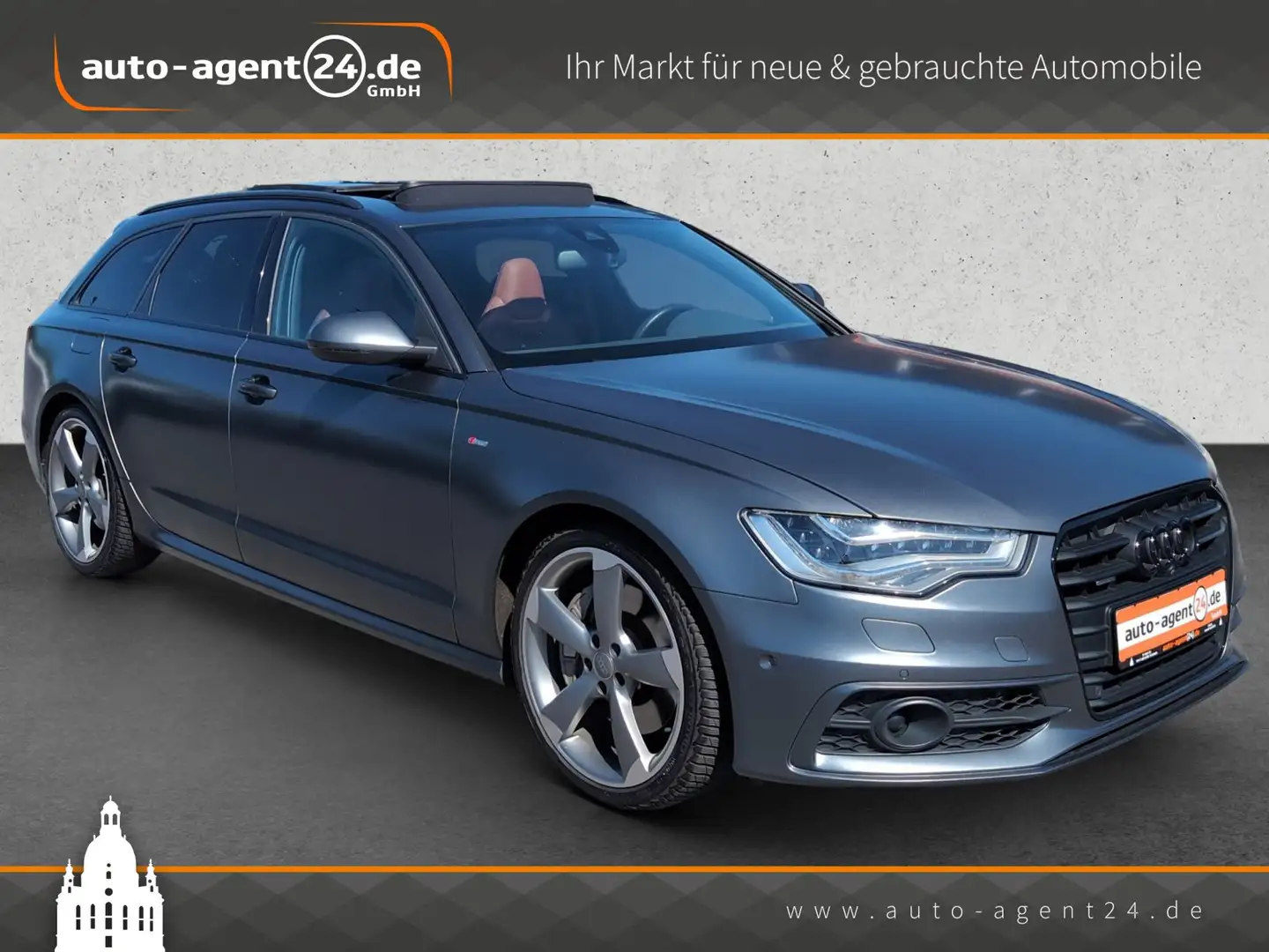 Audi A6 3.0 TDI S-line/Exclusive/Scheckheft Audi/Voll Grau - 1
