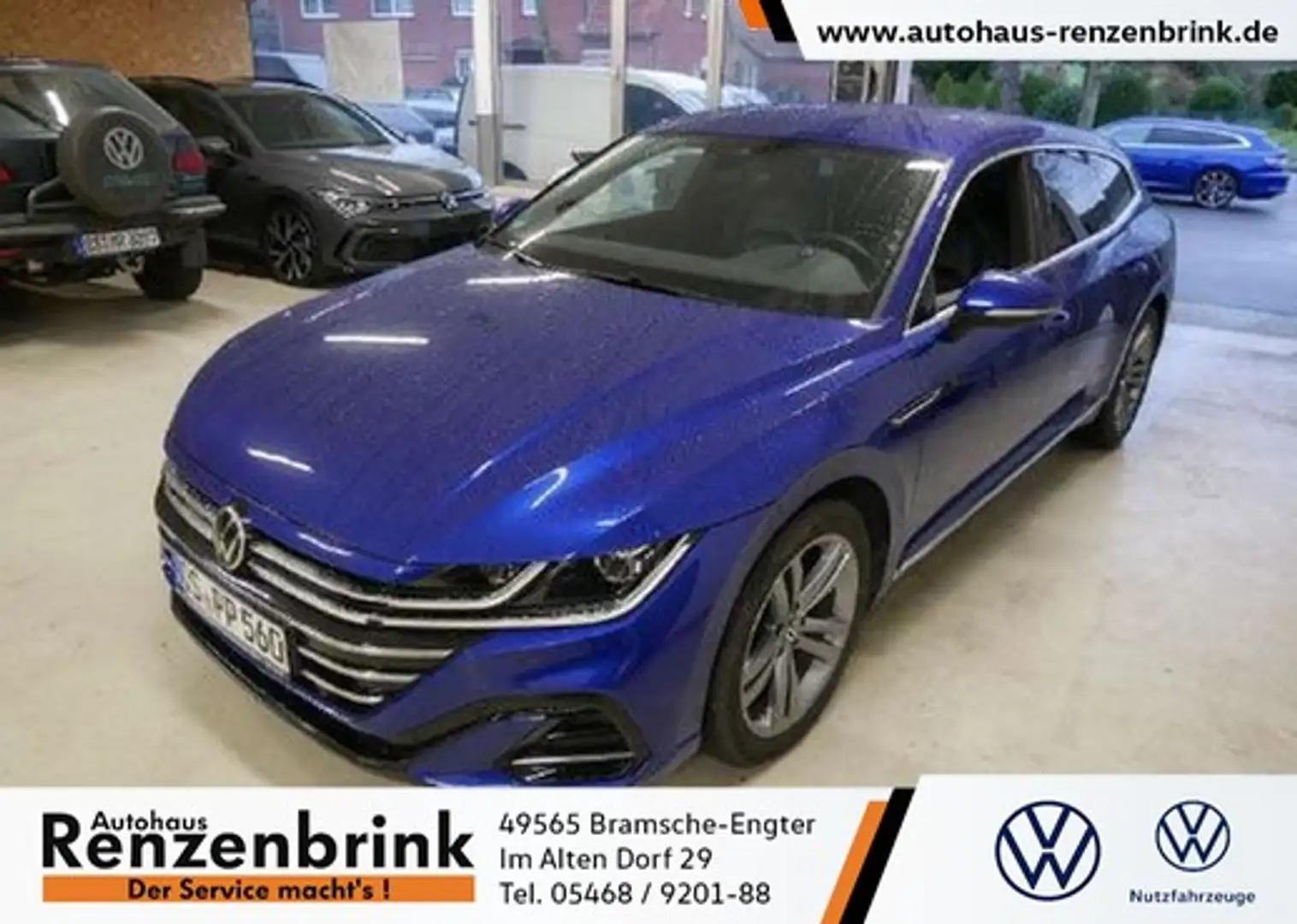 Volkswagen Arteon Shooting Brake R-Line TDI DSG DCC 360° Leder Ma... Blau - 1