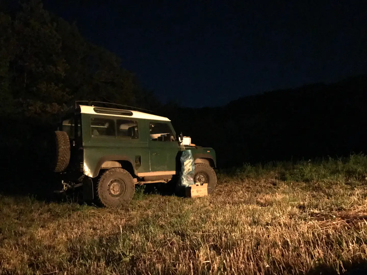 Land Rover Defender Defender 90 2.5 tdi Hard top Зелений - 1