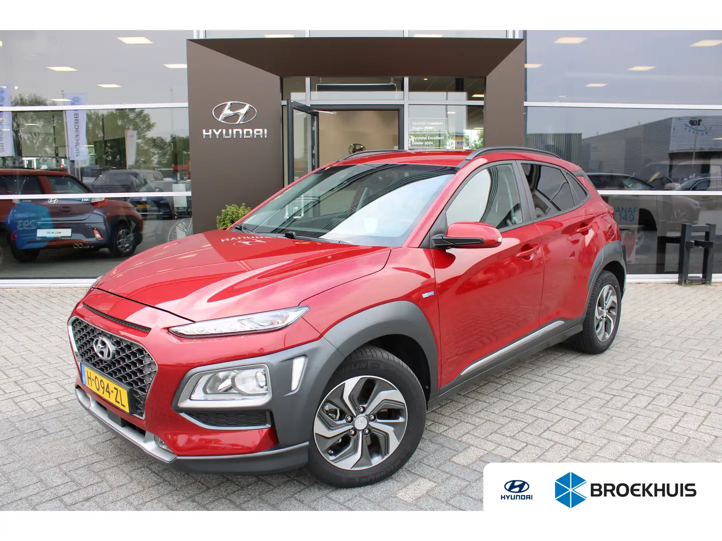 Hyundai KONA 1.6 GDI HEV Fashion | Automaat | Trekhaak | Dodeho Rood - 1