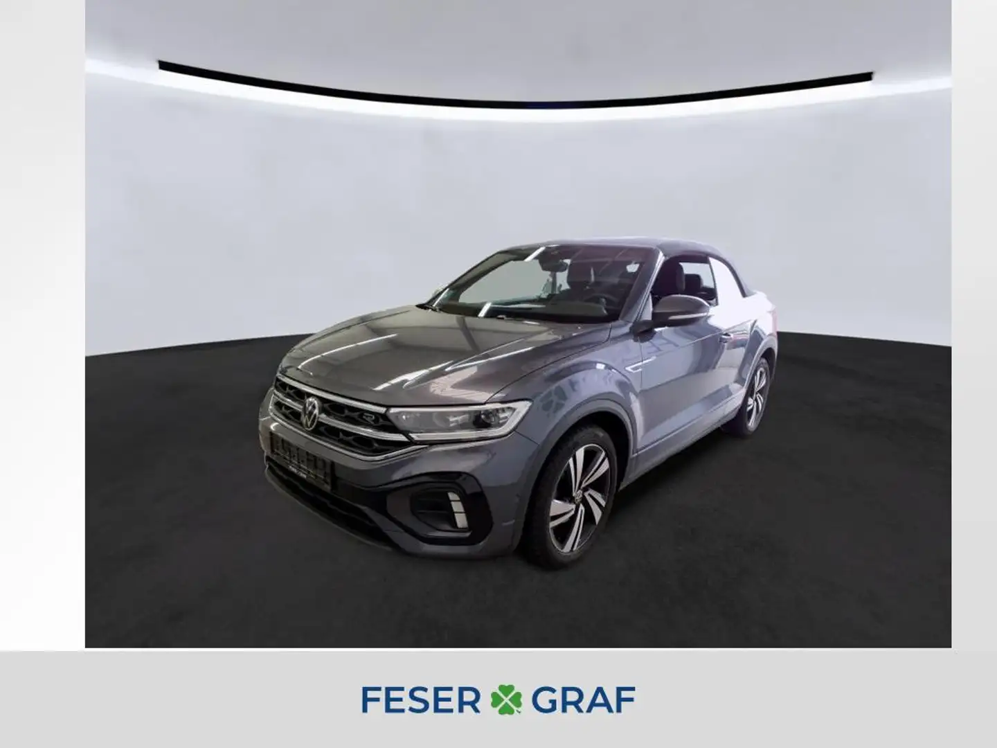 Volkswagen T-Roc Cabriolet R-Line 1.5 TSI DSG AHK RFK Keyless LED A Grau - 1