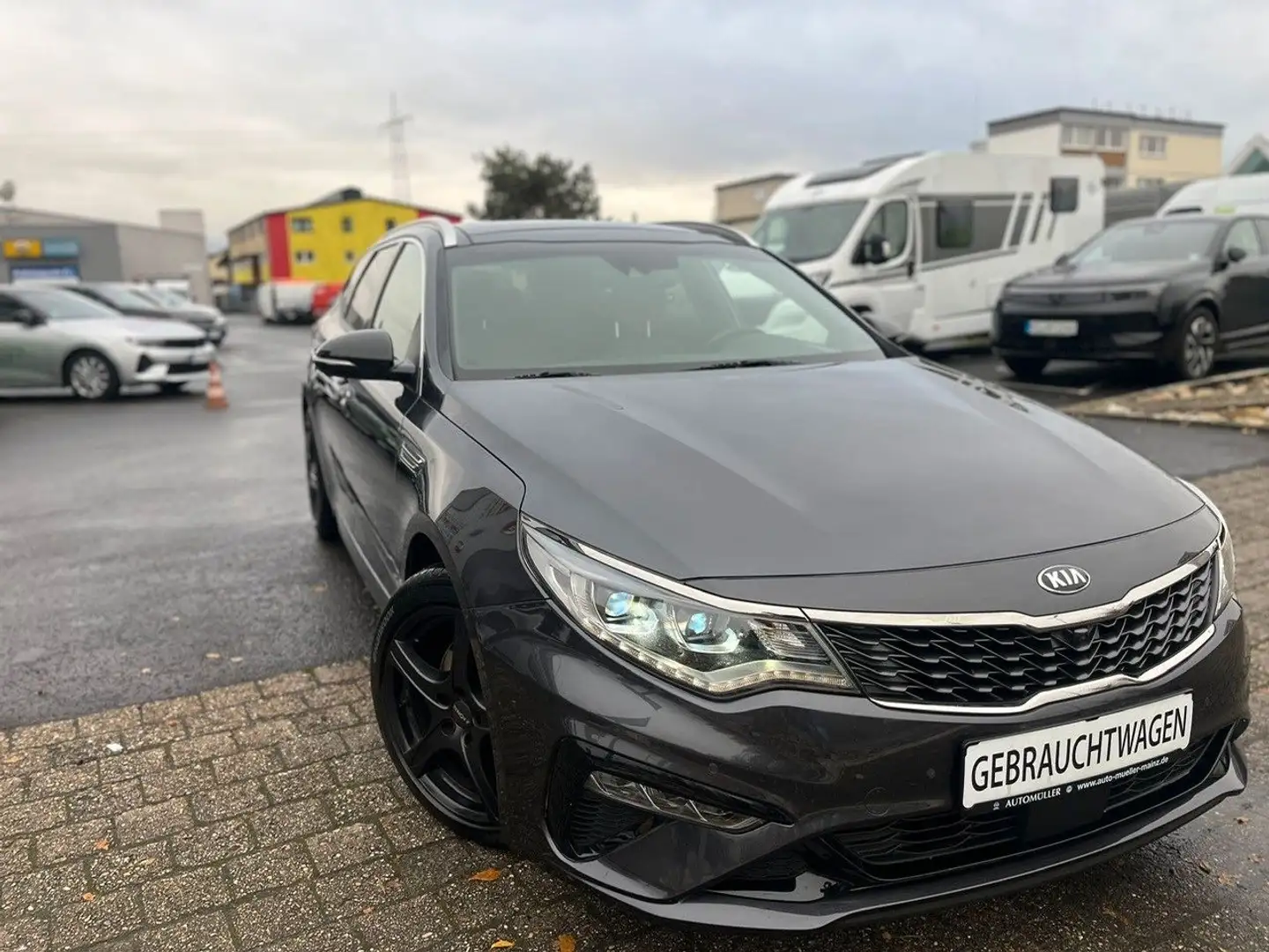 Kia Optima Sportswagen GT 1.6(179PS)NAVI,SHZ,LHZ Gris - 1