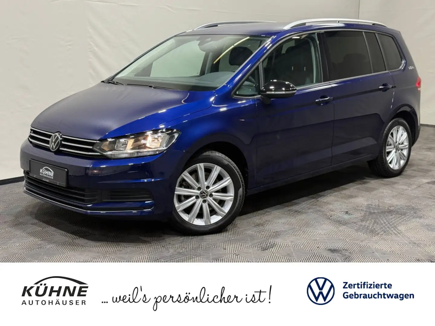 Volkswagen Touran Goal 1.5 TSI DSG | 7-SITZER NAVI ACC DAB Blau - 1