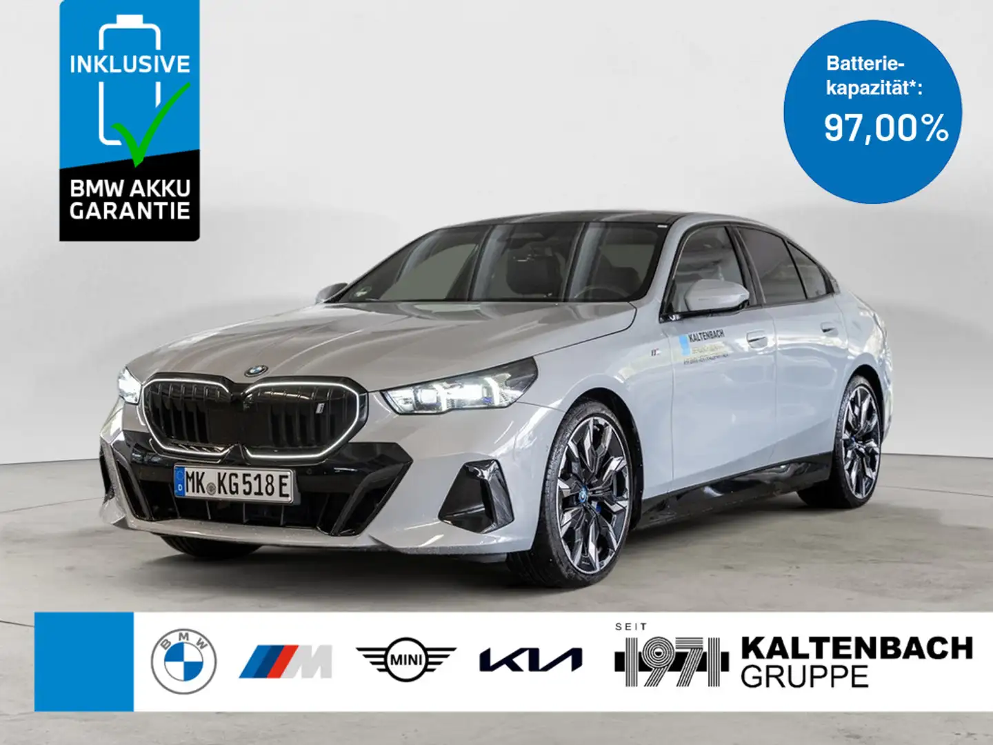 BMW i5 eDrive 40 M-Sport Pro PANO AHK HUD 360° Grau - 1