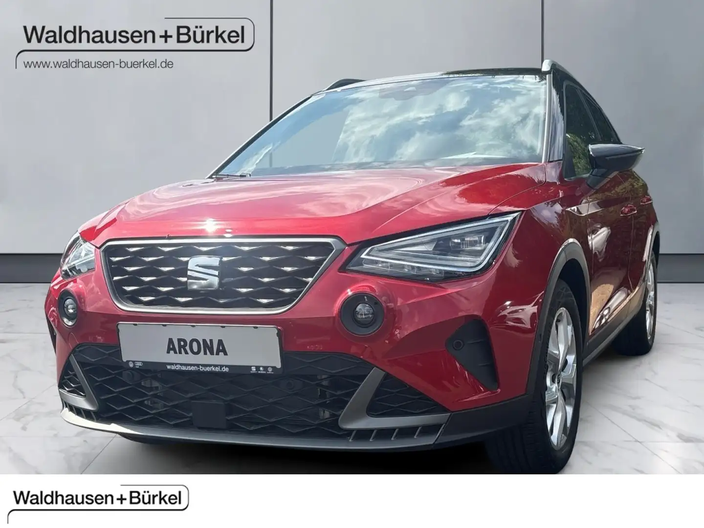 SEAT Arona FR 1.0 TSI ACC+RFK+NAVI+LED+PDC+SHZ+DAB+ Klima Rouge - 1