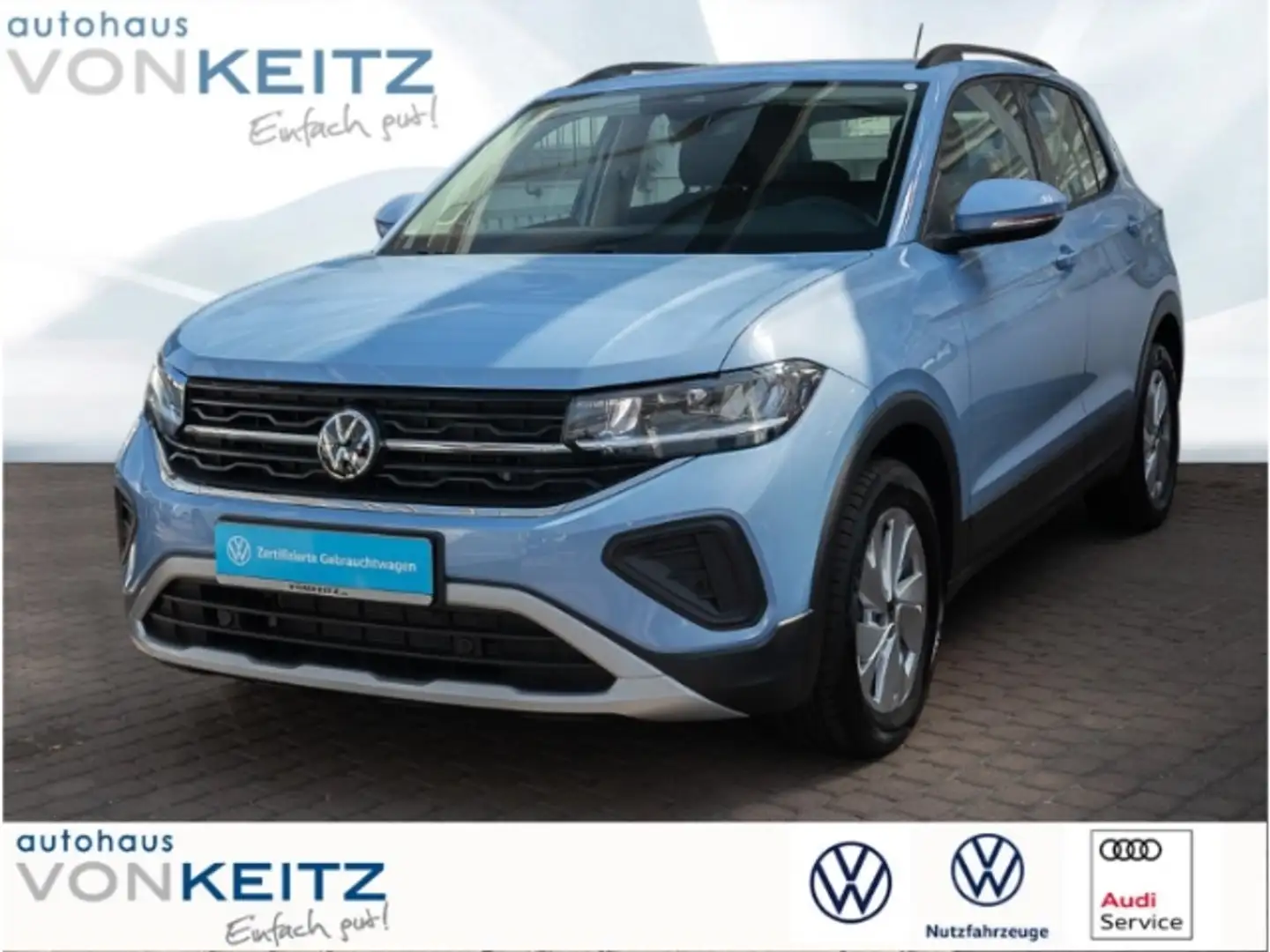 Volkswagen T-Cross 1.0 TSI DSG Life EU6e Bleu - 1