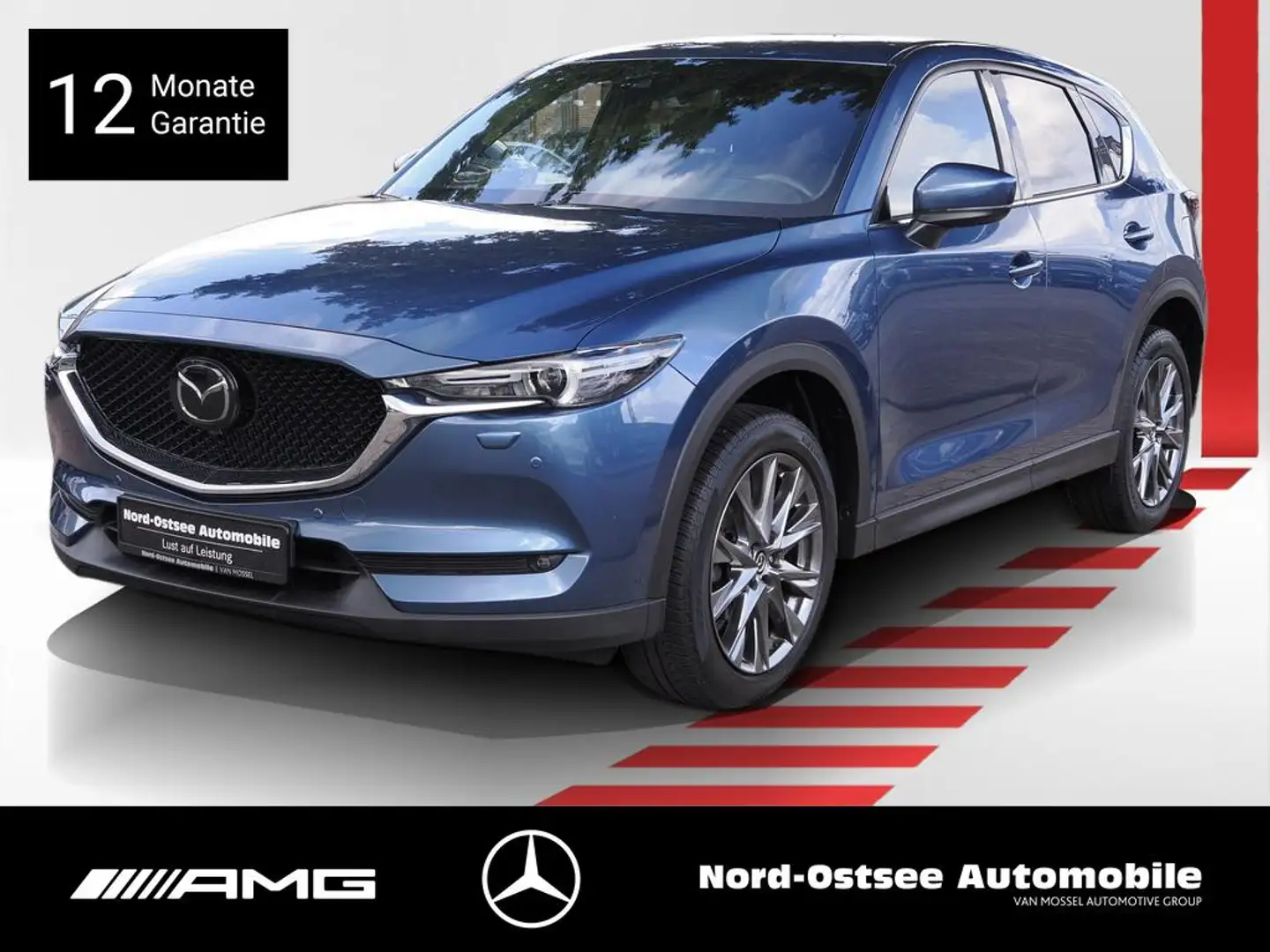 Mazda CX-5 2.0 SKYACTIV-G 165 SPORTS-LINE AWD  HUD PDC Bleu - 1