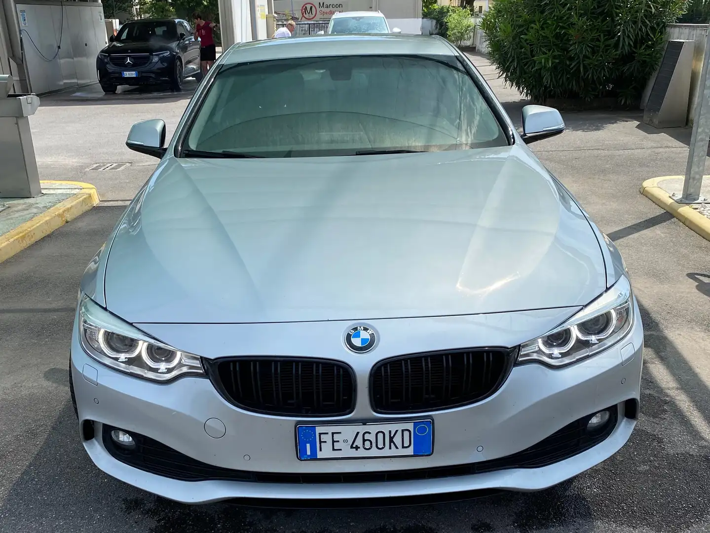 BMW 420 420d Coupe Advantage auto Xdrive Argento - 2