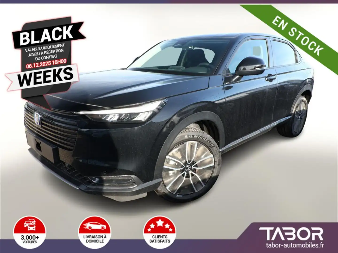 Honda HR-V e:HEV 131 Elegance LED GPS ACC cam Чорний - 1