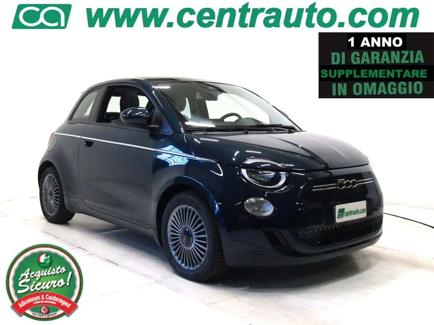 Fiat 500e Berlina Icon 42 kWh Aut. * ELETTRICA * Blu/Azzurro - 1