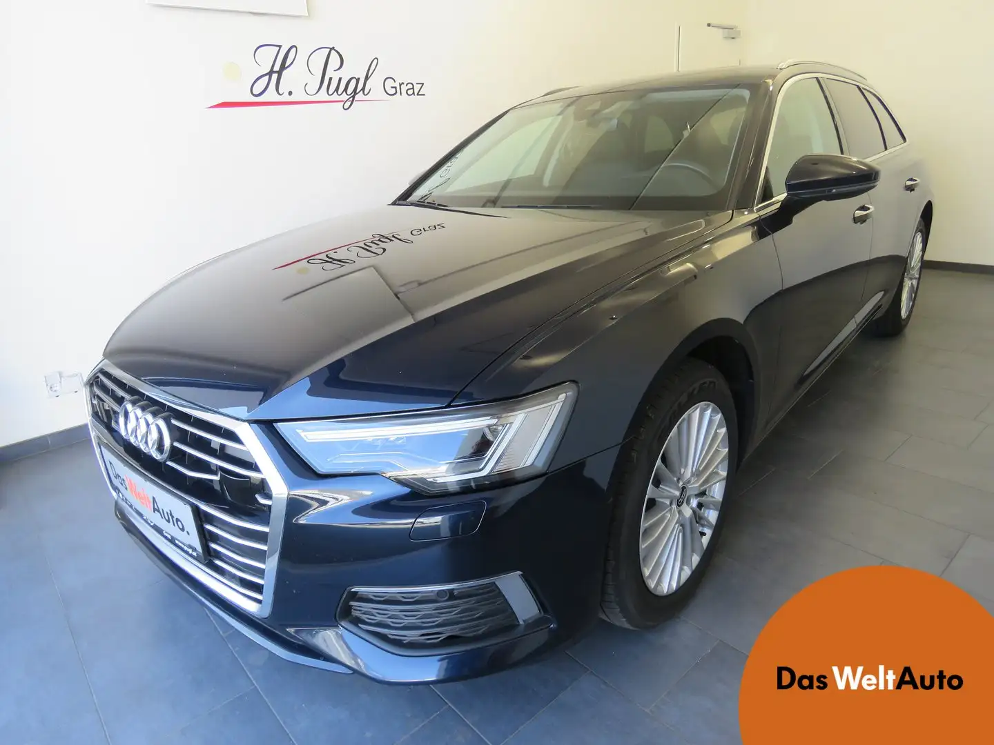 Audi A6 35 TDI Design Blauw - 1