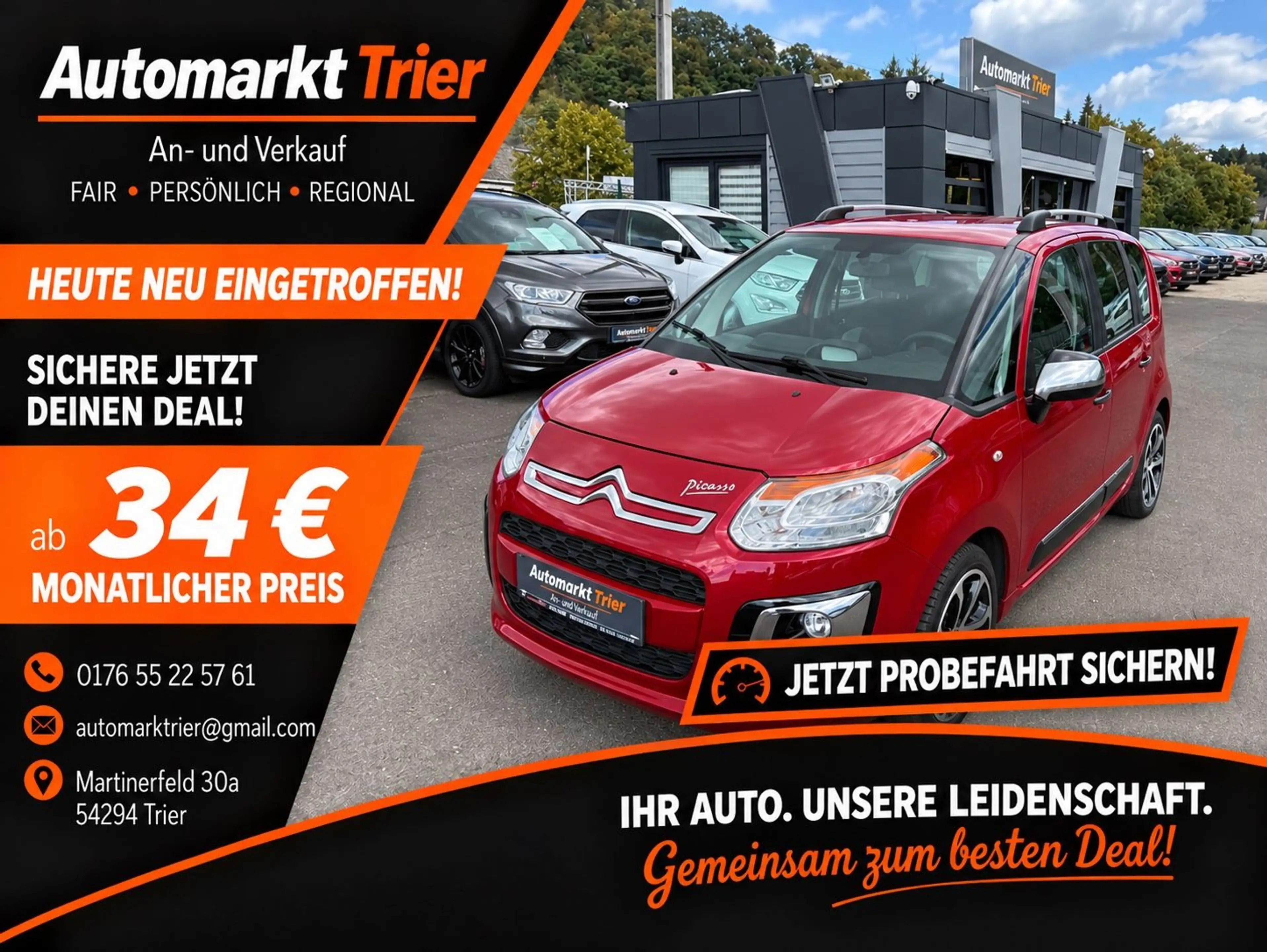 Citroen C3 Picasso! TÜV bis 08/2028! Tempomat!