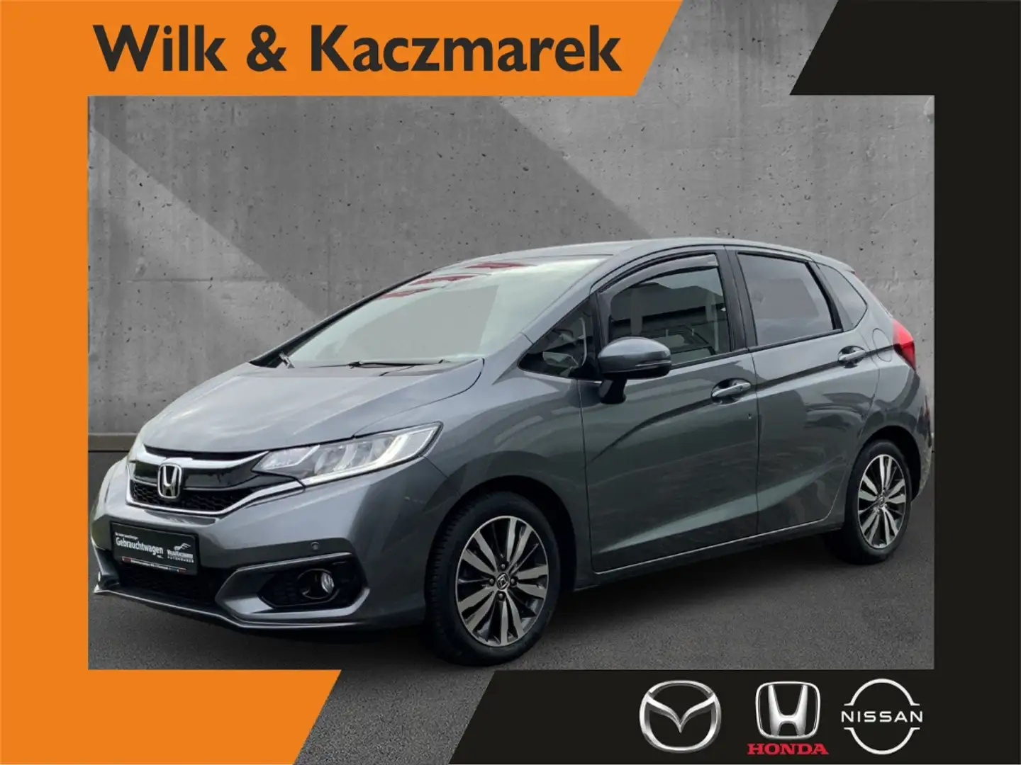 Honda Jazz CVT Elegance 1.3 Navi LED DAB Navi SHZ Keyless Ent Grau - 1