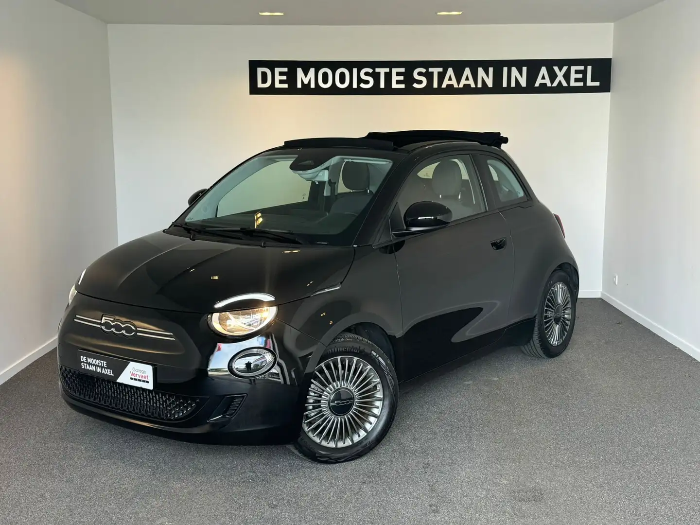 Fiat 500C Icon 42 kWh Zwart - 1