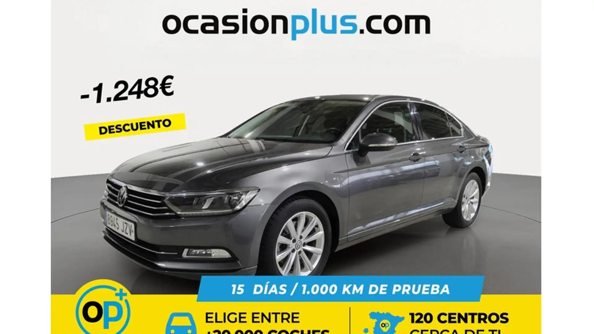 Volkswagen Passat 2.0TDI Advance 110kW Gris - 1