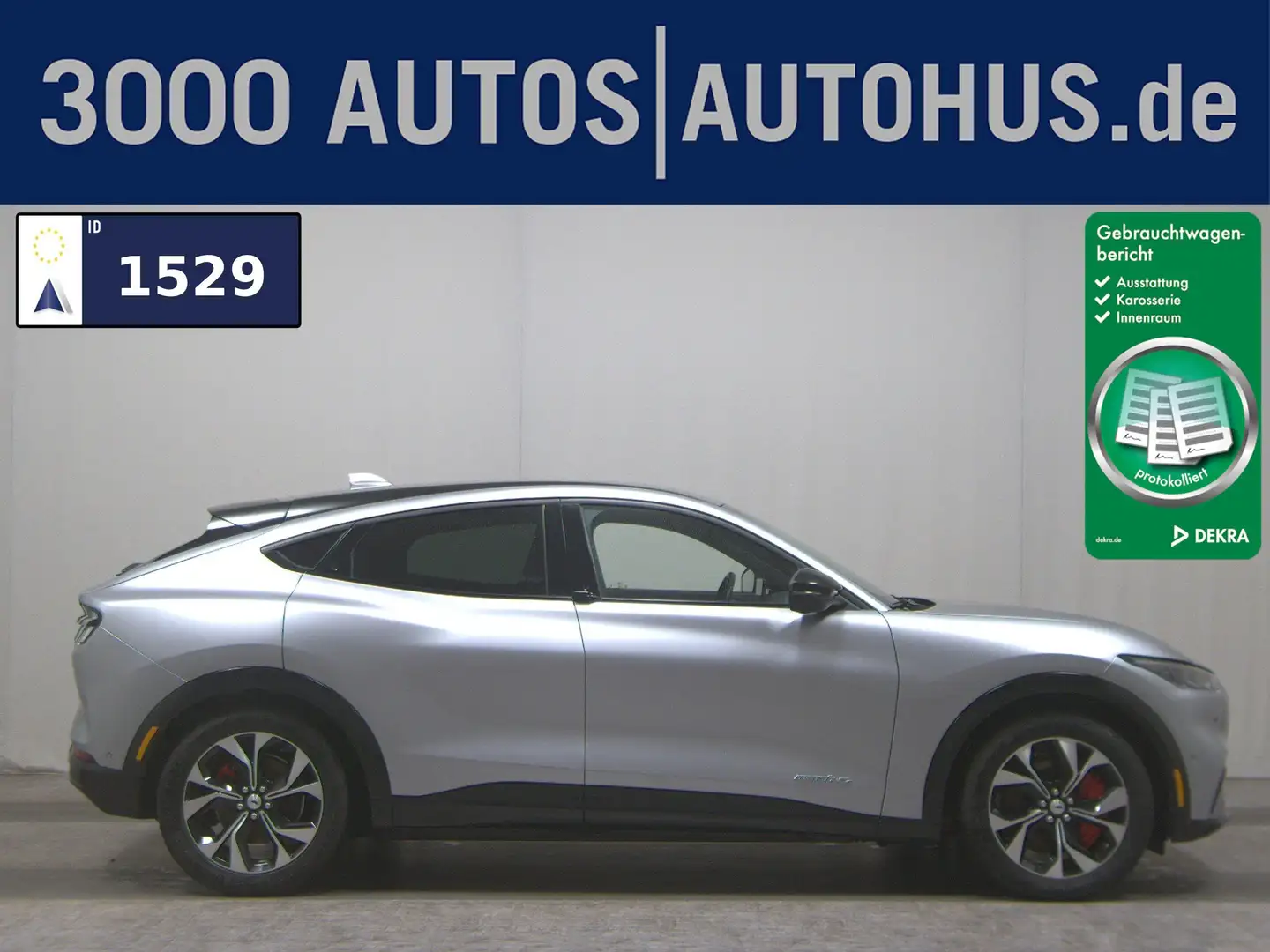 Ford Mustang Mach-E AWD Navi LED Leder B&O RFK AHK Silber - 1