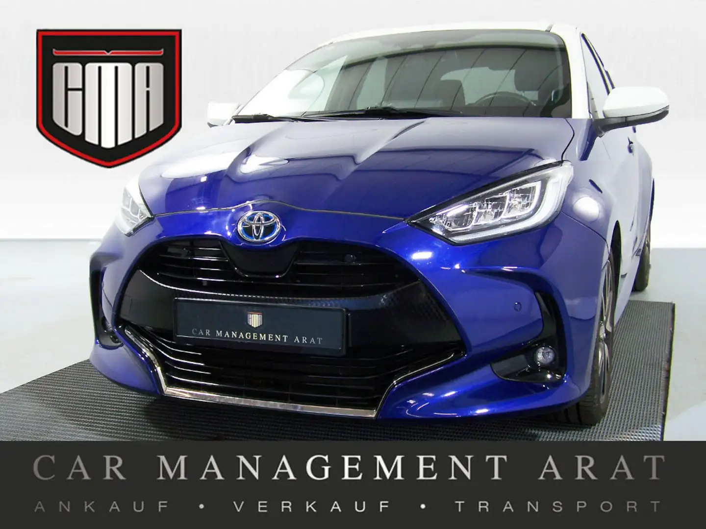 Toyota Yaris 1.5 HEV Hybrid Style AUTOM ACC+HEAD+KAM Blau - 1