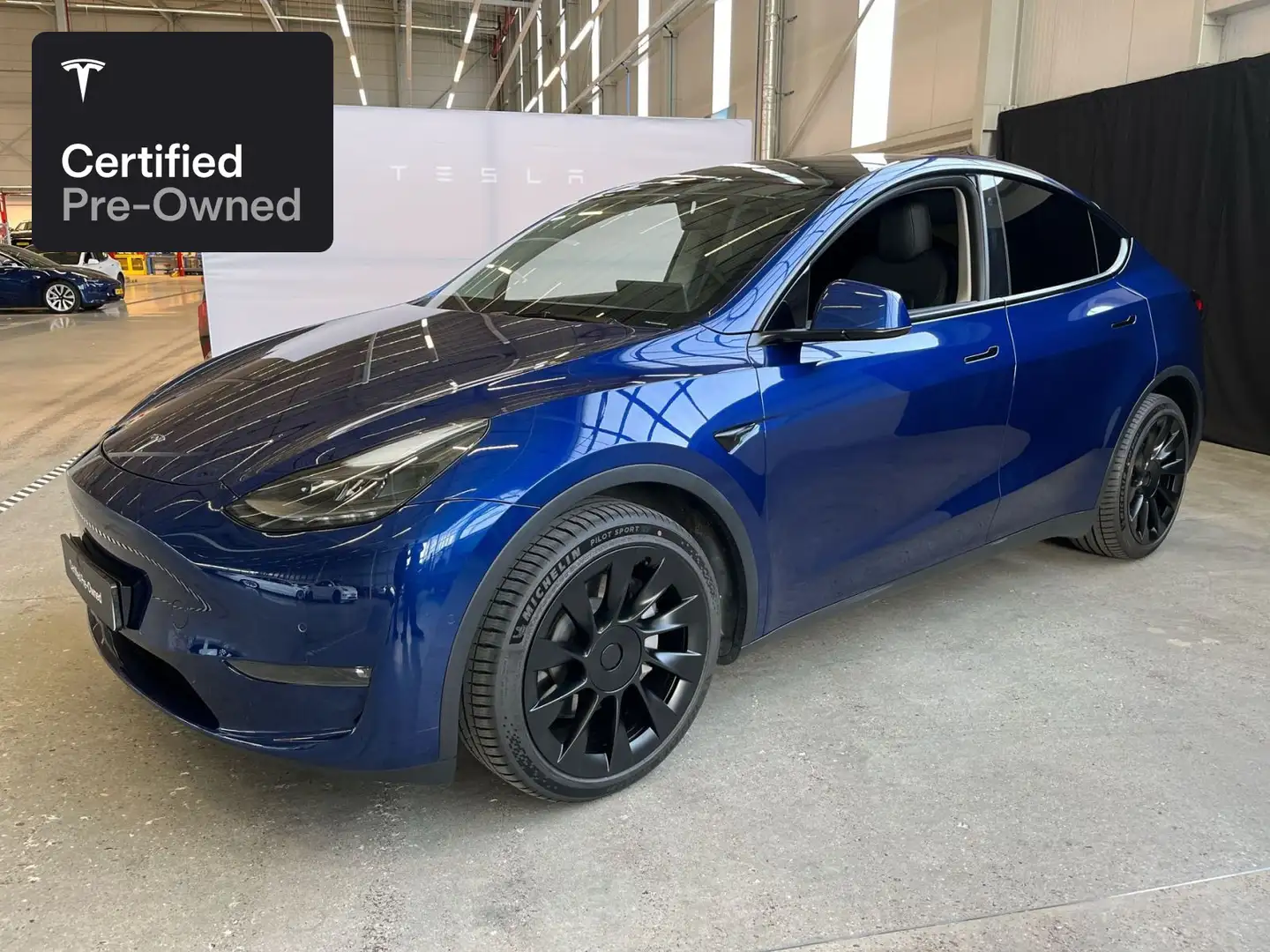 Tesla Model Y Long Range AWD “Certified Pre-Owned” Bleu - 1