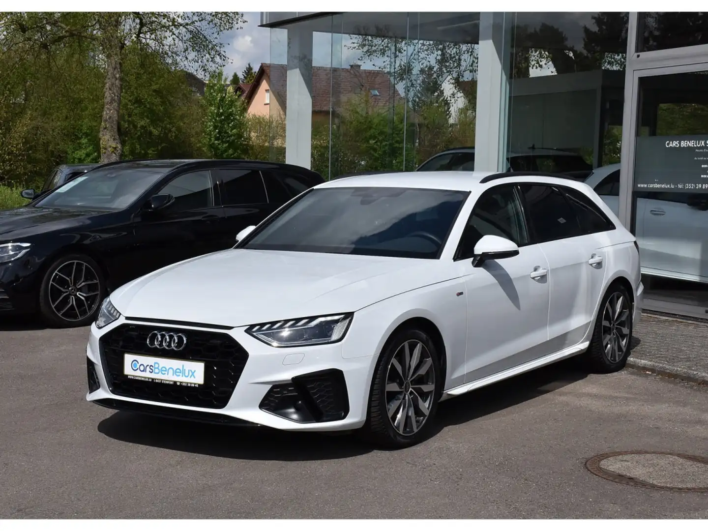 Audi A4 Avant 35 TDI S-Line S-Tronic GPS LANE SIDE CAM 1°M Blanc - 2