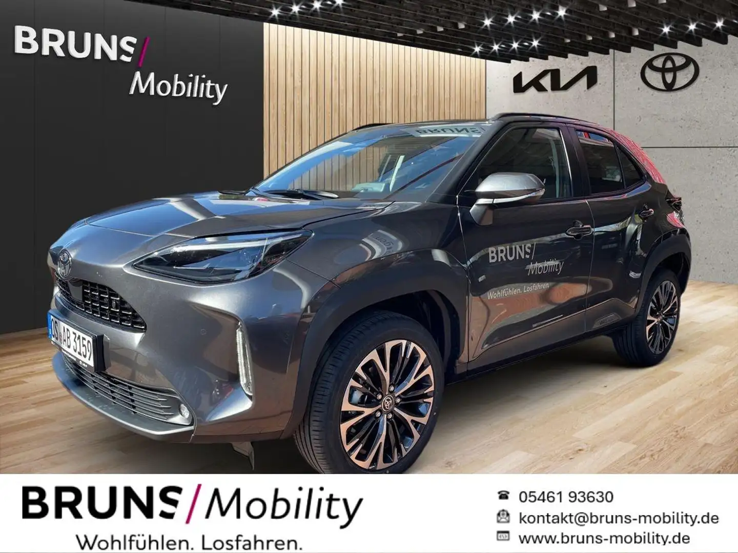 Toyota Yaris Cross 1.5 Hybrid Elegant TWW Sitzheizung Grey - 1
