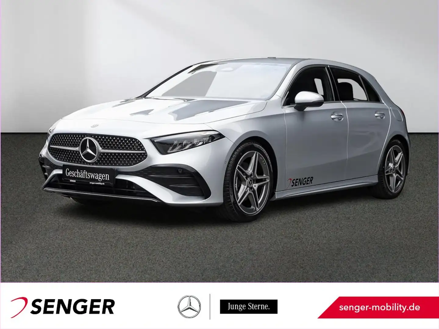 Mercedes-Benz A 180 AMG AHK Rückfahrkamera Sitzheizung MBUX Silber - 1