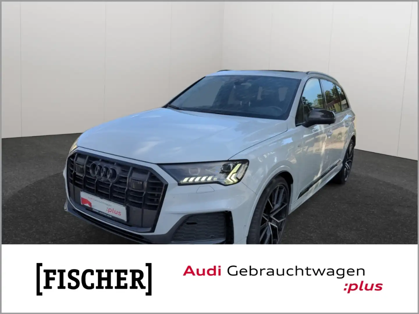 Audi Q7 50TDI quattro S line Matrix AHK Navi HUD 360° ACC Weiß - 1