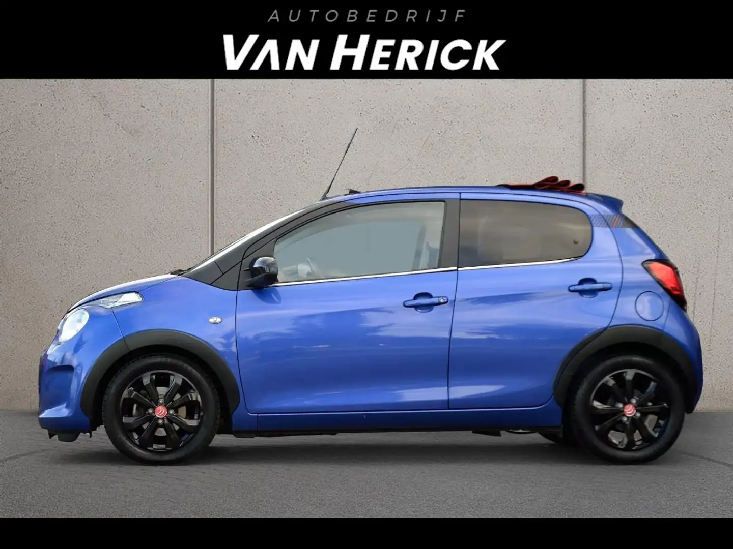 Citroen C1 1.0 VTi Origins 72PK | Cabrio | Groot scherm | Cli Blauw - 2