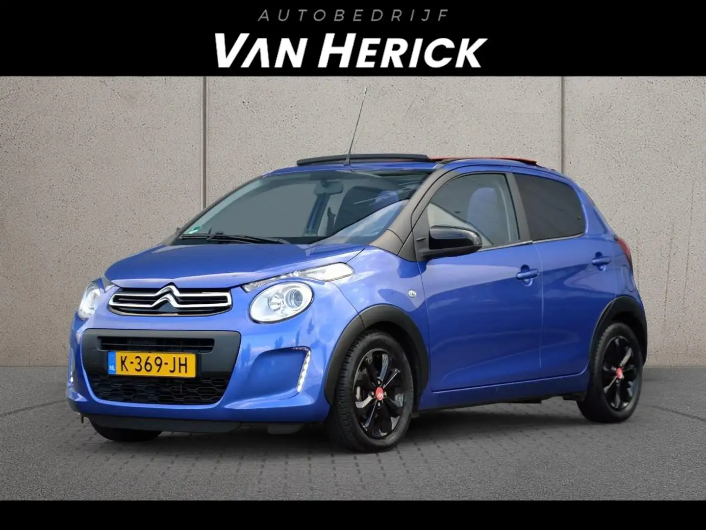 Citroen C1 1.0 VTi Origins 72PK | Cabrio | Groot scherm | Cli Blauw - 1