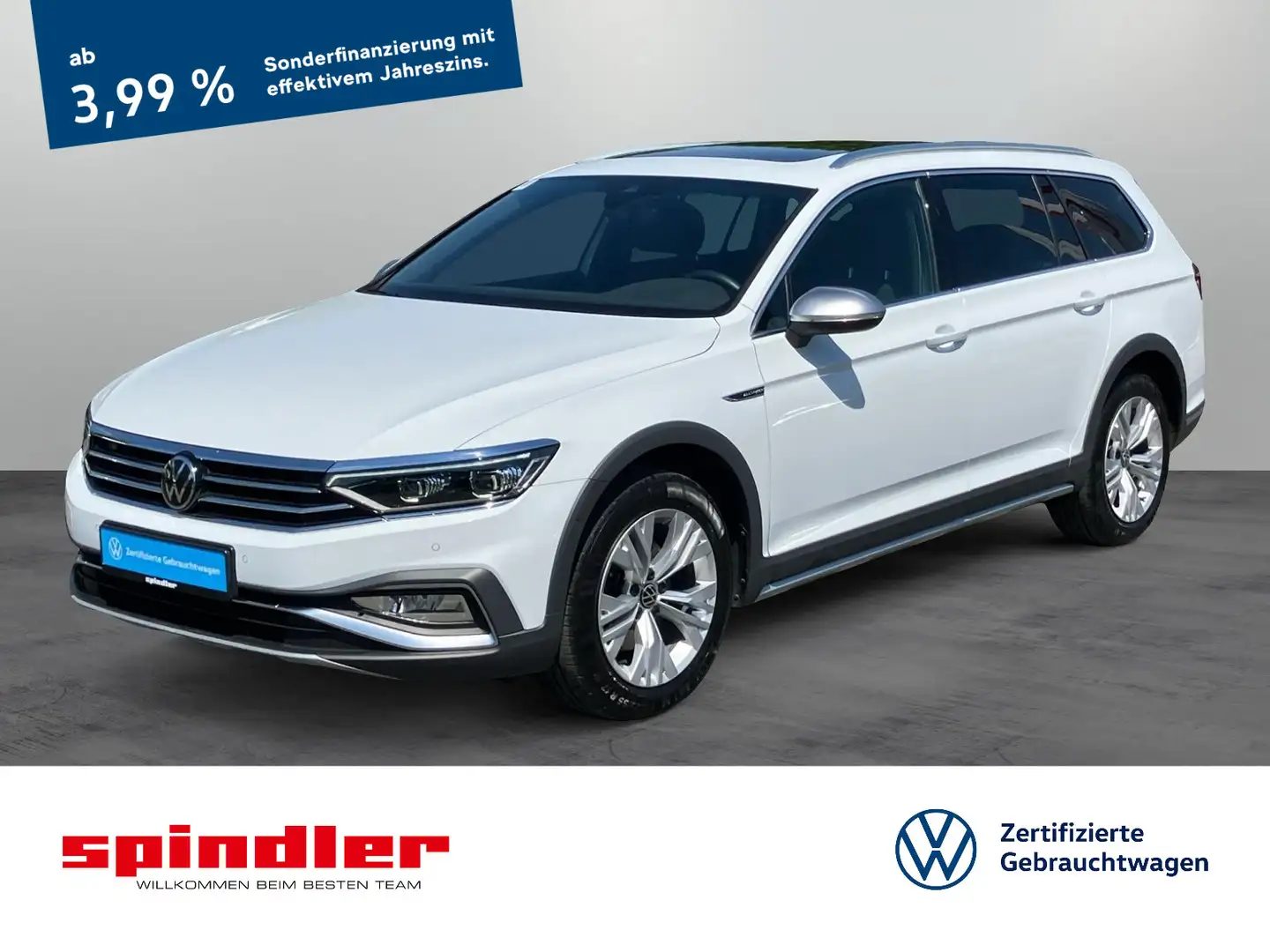 Volkswagen Passat Alltrack 2.0 TDI DSG 4M / AHK,Matrix,Pano Weiß - 1