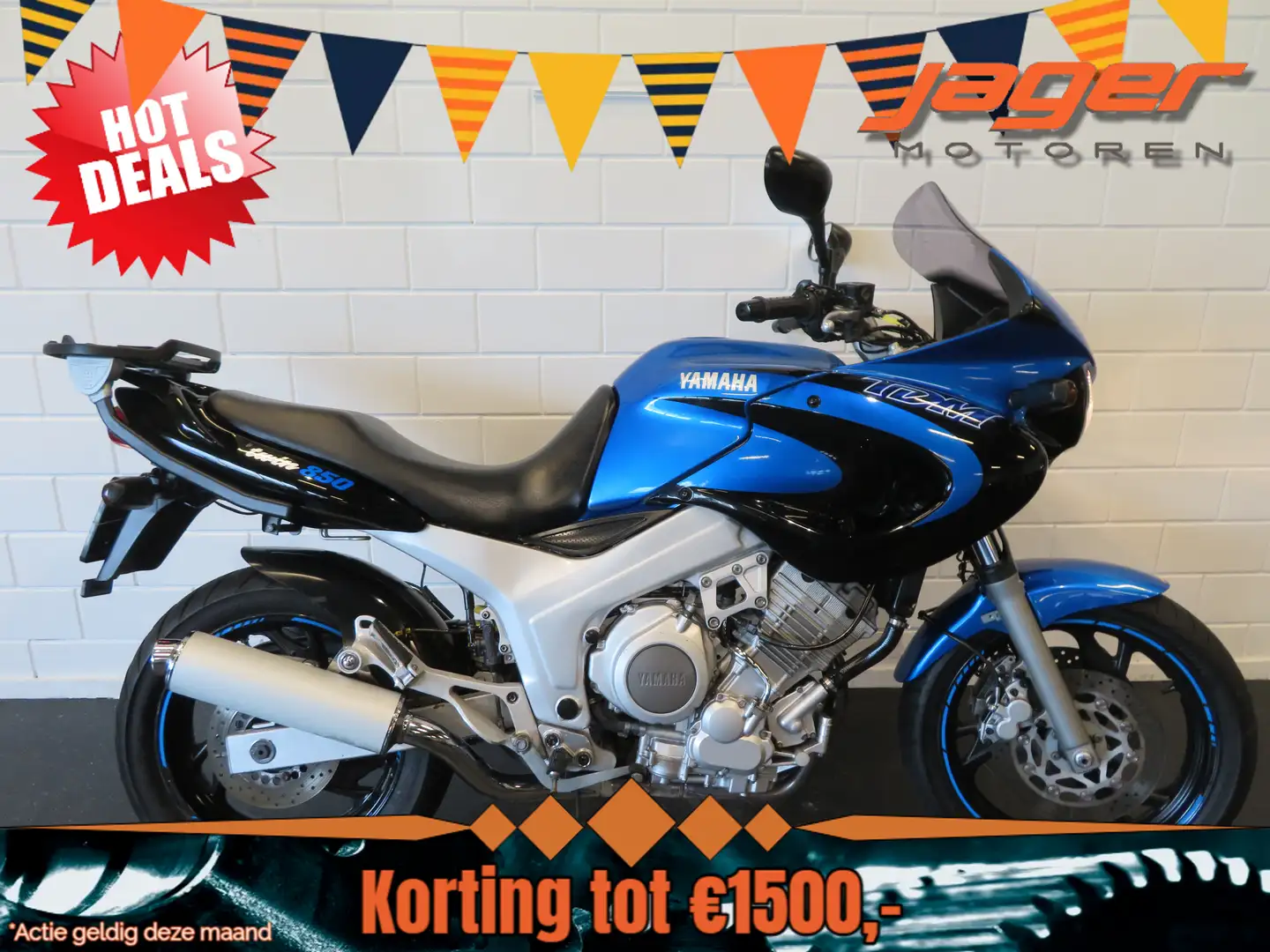 Yamaha TDM 850 TDM 850 TOURBUFFEL TOP! Blauw - 1