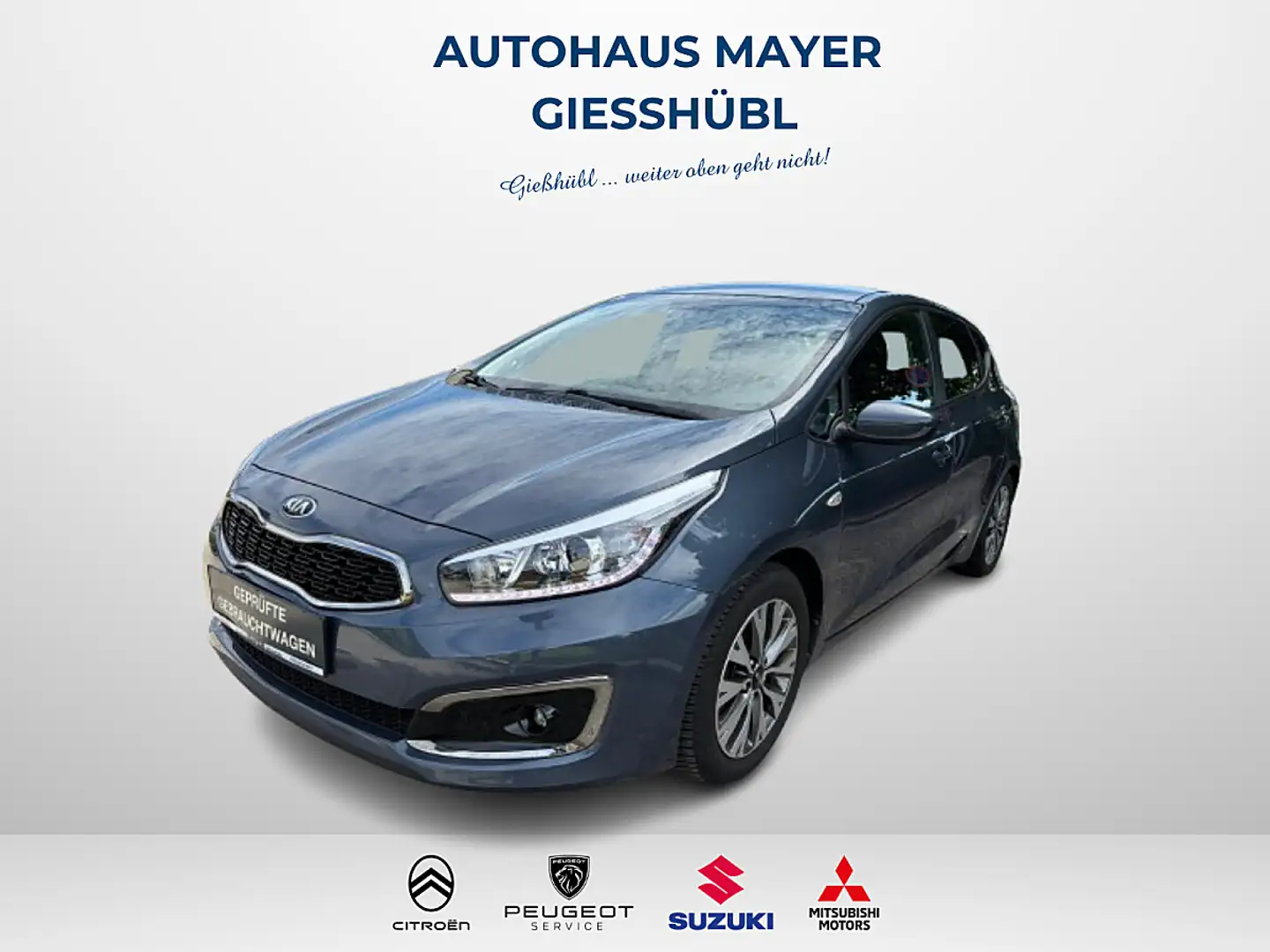 Kia Ceed / cee'd cee'd 1,4 MPI Silber Blau - 1