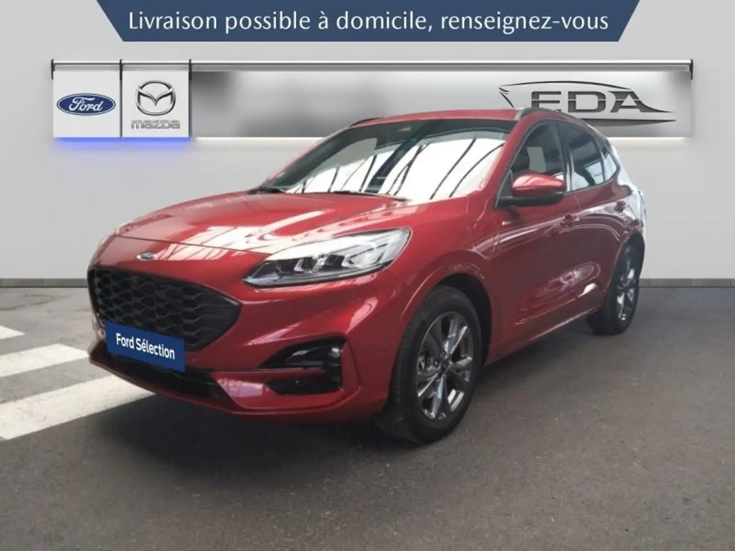 Ford Kuga 2.5 Duratec 225ch PHEV ST-Line X BVA Rouge - 1