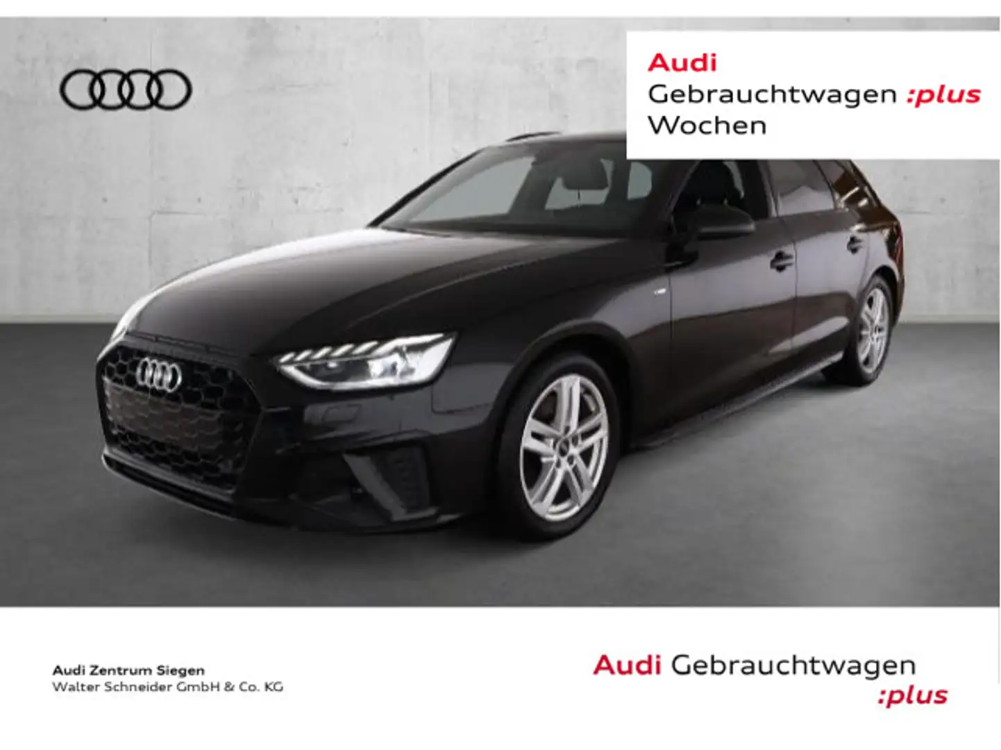 Audi A4 35 2.0 TFSI Avant S line Schwarz - 1