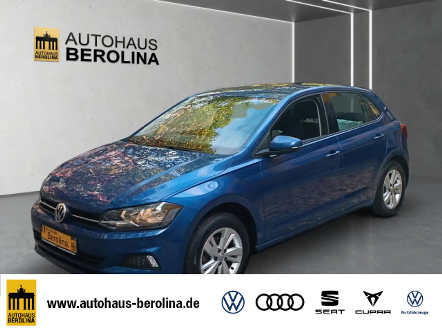Volkswagen Polo 1.0 TSI Comfortline *PDC*KLIMA* Blau - 1