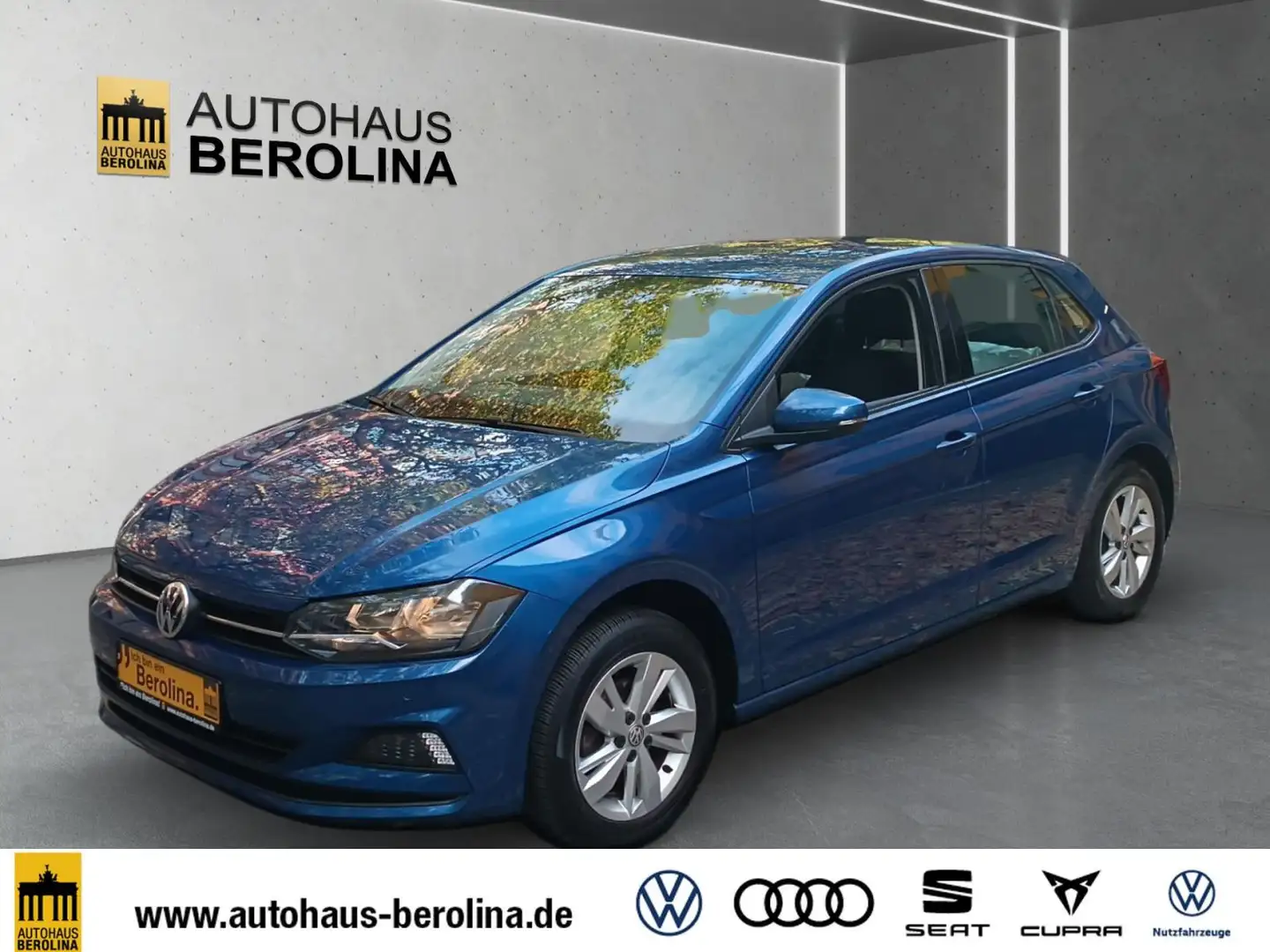 Volkswagen Polo 1.0 TSI Comfortline *PDC*KLIMA* Blau - 2