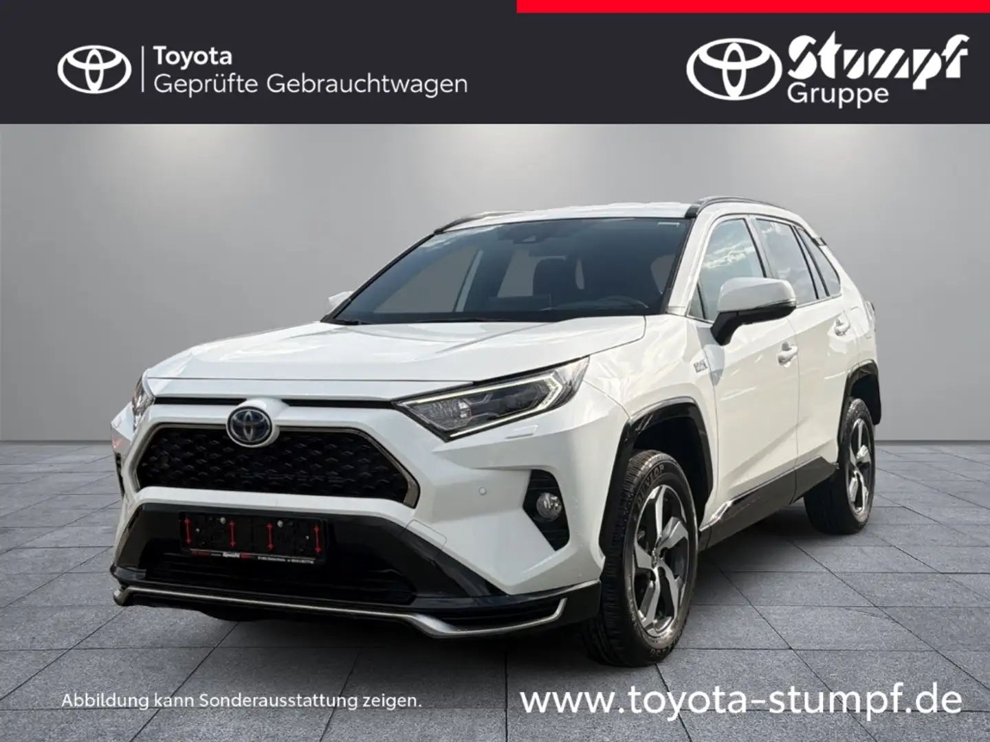 Toyota RAV 4 Plug-in Hybrid 4x4 2.5 VVT-i Navi LED ACC El. Heck Weiß - 1