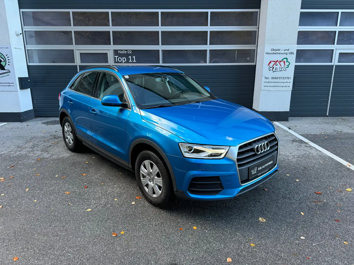 Audi Q3 2,0 TDI**TEMPOMAT*8 FACH BEREIFT*PICKERL NEU*AHK** Bleu - 1