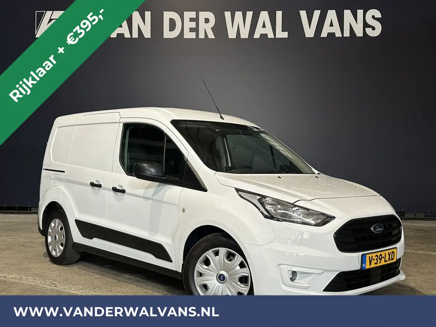 Ford Transit Connect 1.5 EcoBlue 101pk L1H1 Euro6 *Rijklaar Direct Rijd Wit - 1